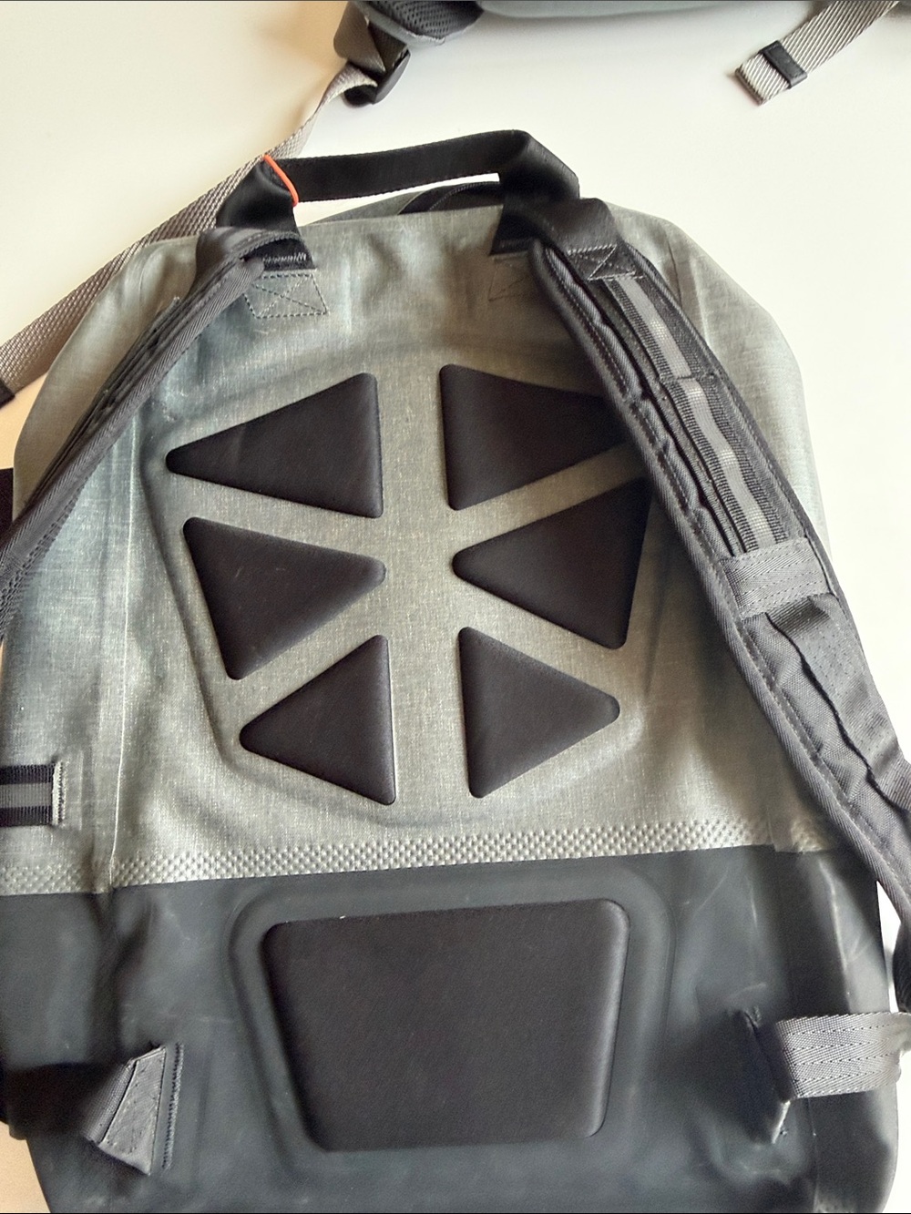 'code' Two-Tone Gray & Black Commuter Backpack - Picture 2 of 4